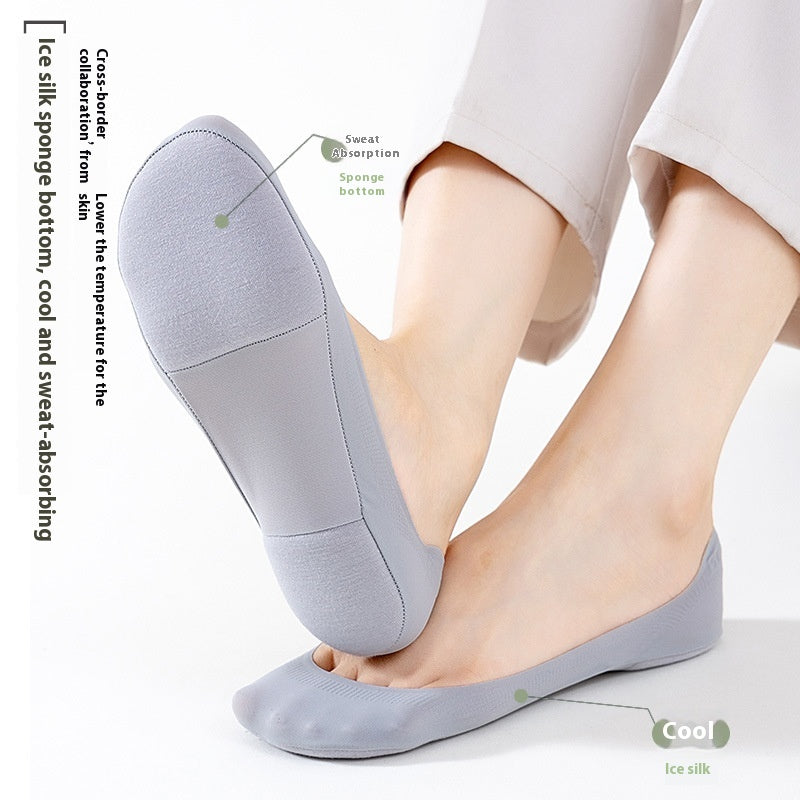 Ice Silk Heel Insoles Cool & Comfortable