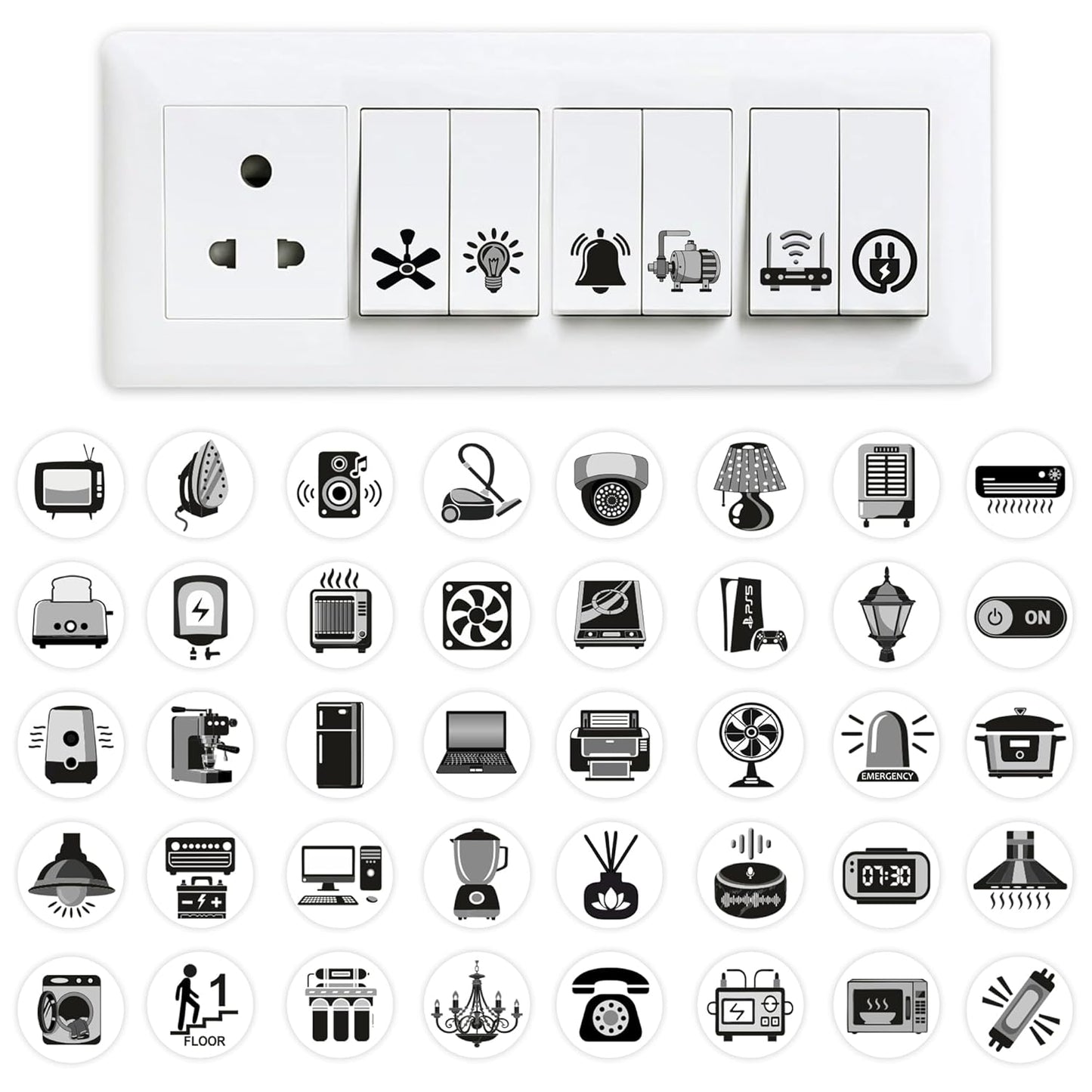 Switch Board Icon Stickers🔌✨