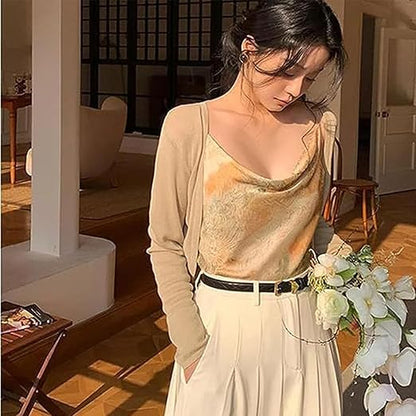 women's sunscreen ice silk knitted top