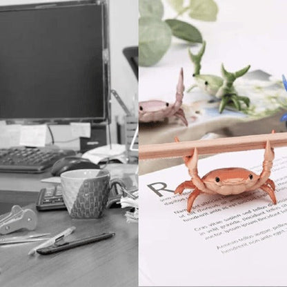 🦀 Crab Weightlifting Pen Holder – Fun & Strong Desk Organizer