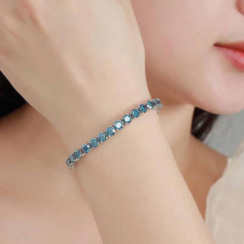 Royal Crystal Blue Bracelet
