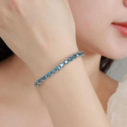 Royal Crystal Blue Bracelet