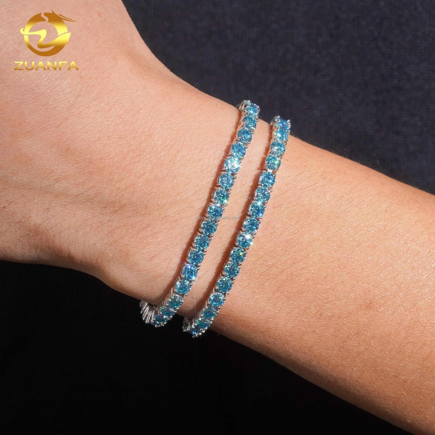 Royal Crystal Blue Bracelet