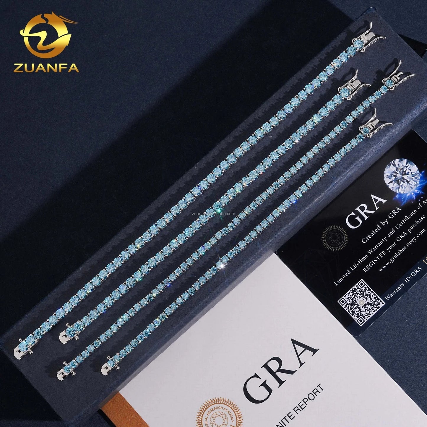 Royal Crystal Blue Bracelet