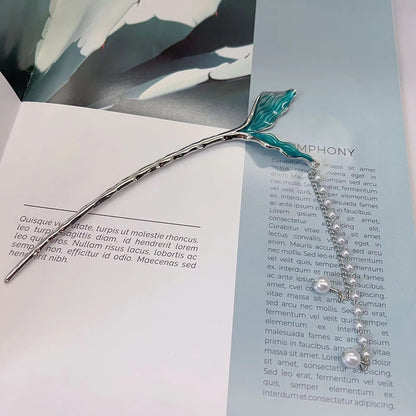 Pearl Mermaid Tail Hair Pins 🧜🏽‍♀️